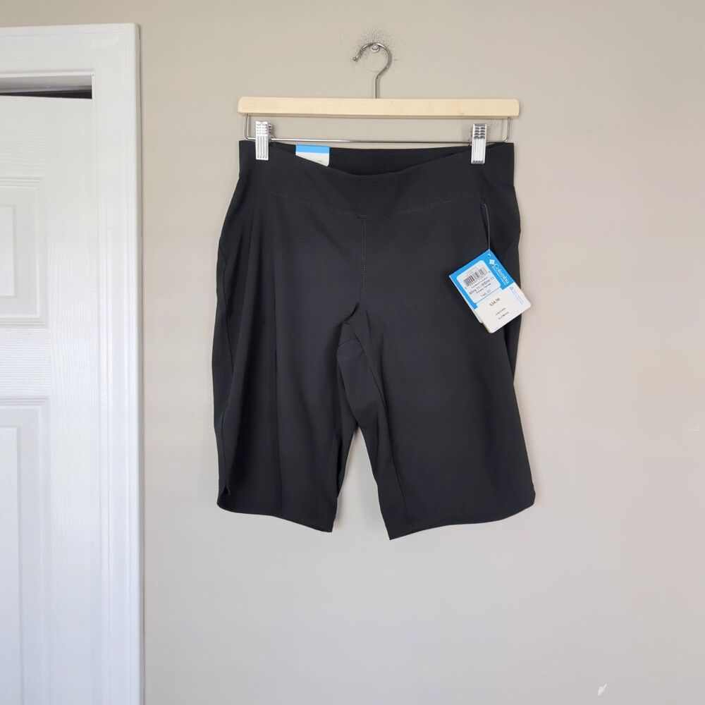 Columbia NWT Women's Black Rock Beauty Long Shorts Size Small OmniShield 11"